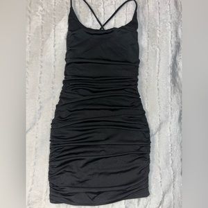 Whitefox black first look mini dress size XS